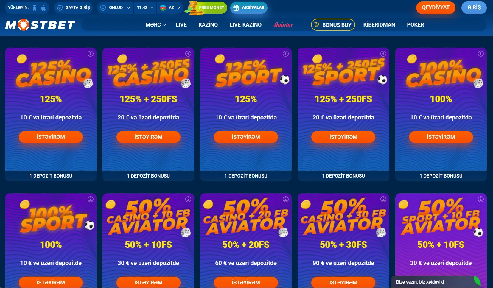 Mostbet kazino icmalı